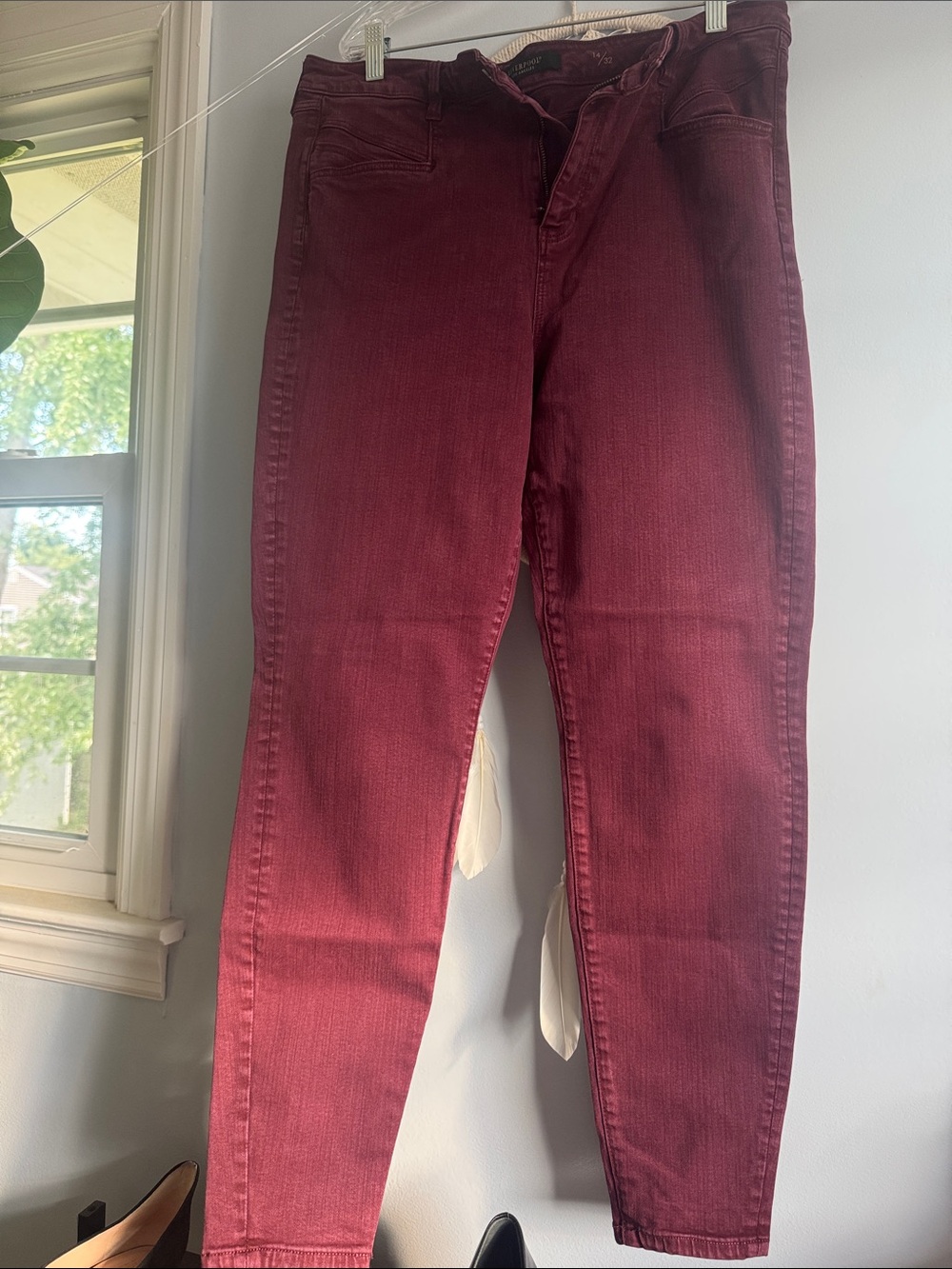 Liverpool Women’s Maroon Skinny Jeans